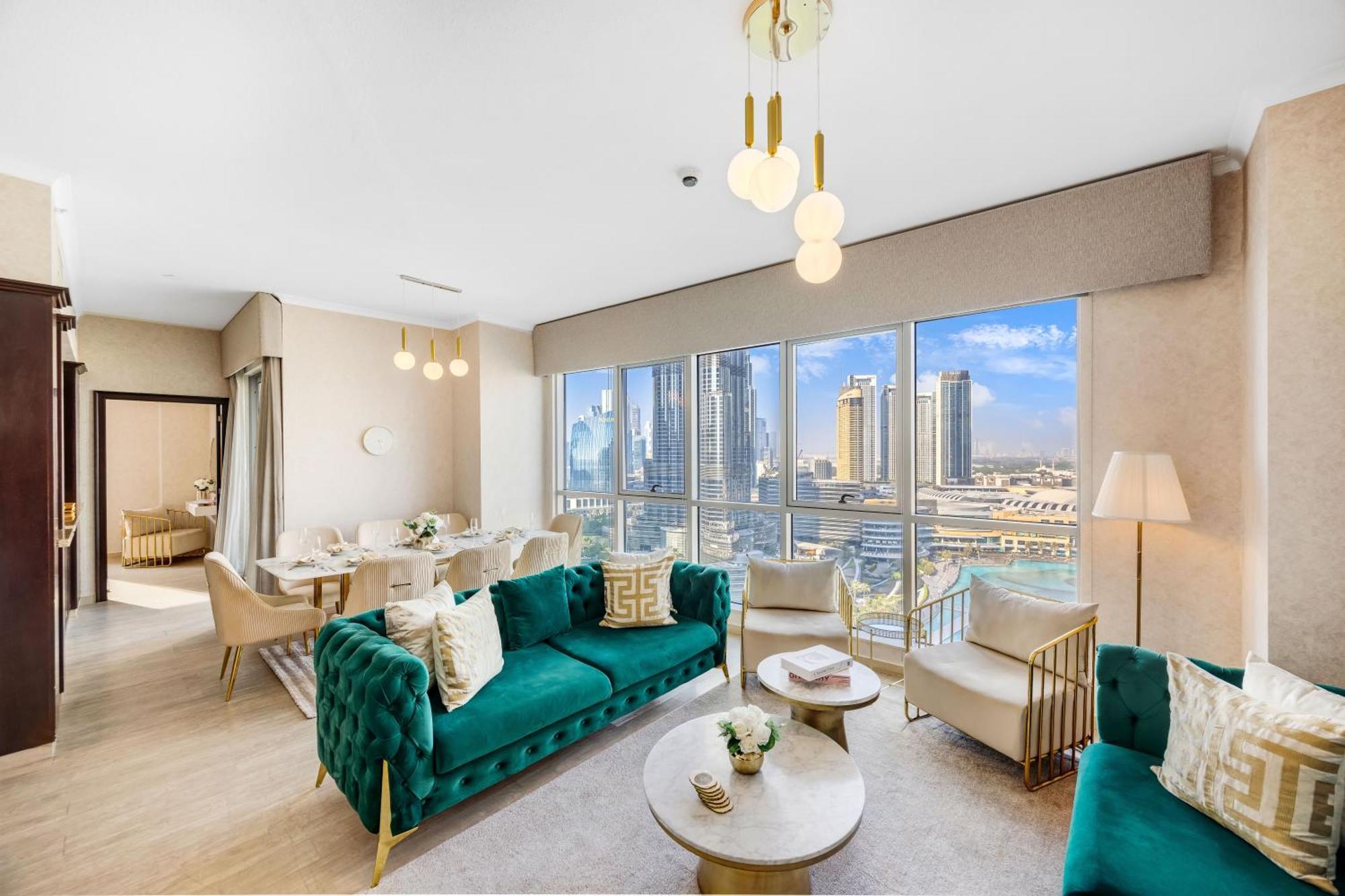 Durrani Homes - Grandiose 5Br Besides Dubai Mall With Burjkhalifa And Fountain View Екстер'єр фото