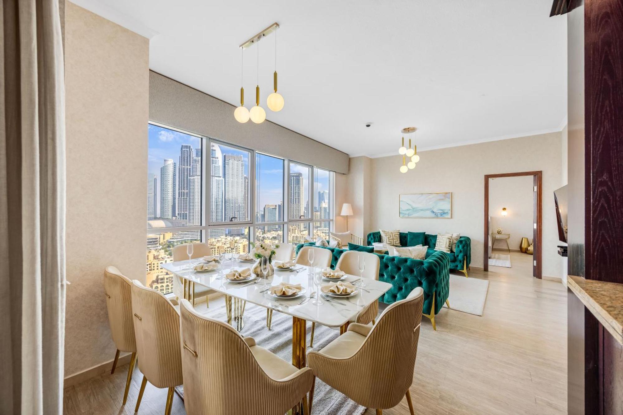Durrani Homes - Grandiose 5Br Besides Dubai Mall With Burjkhalifa And Fountain View Екстер'єр фото